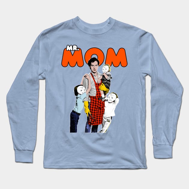 Mr. Mom Long Sleeve T-Shirt by darklordpug